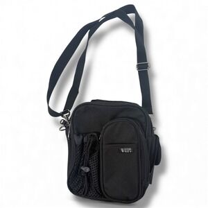 Western Pack Crossbody Bag‎ Messenger Nylon Travel Utility Shoulder Bag Black